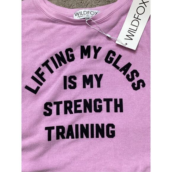 New. WILDFOX pink beach jumper. XS. Retails $98 - Picture 7 of 8